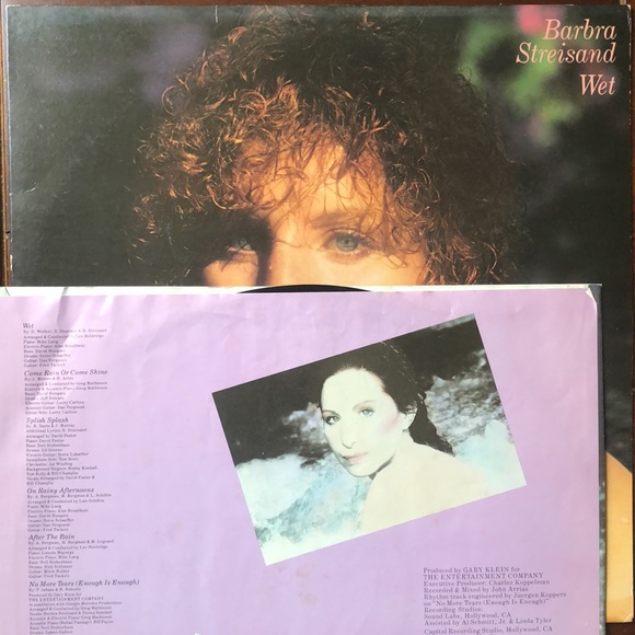 Barbra Streisand Wet Vinyl Lp '79 - Picture 7 of 7